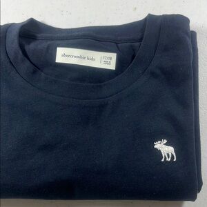 Abercrombie Kids Dark Blue Tee with White Logo